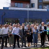 Mayor of Dacorum, Cllr Brenda Link, cuts the ribbon