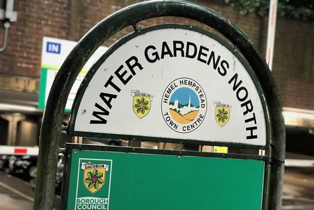 Water Gardens North car park in Hemel Hempstead. Credit: Will Durrant/LDRS