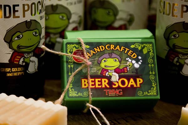 Tring Brewery have collaborated with local soap-maker Nicky Gordon