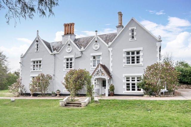 This Grade II listed house dates back as far as the 1500s and underwent major remodelling in 1864. It is steeped in history and character and has the modern touches, like a heated indoor pool and games room, you would expect to see in a property on the market for over £3,500,000. This house boasts nine bedrooms, four bathrooms and was reduced back in October.