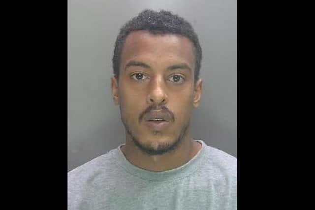 Zephon Allen, aged 28, of Wilmington Close, Watford, was convicted at St Albans Crown Court  Photo: Herts Police