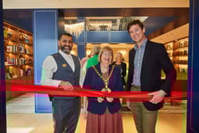 David Banisadeghian, Mayor Cllr Brenda Link and Sandy Spencer of Elysian Residences