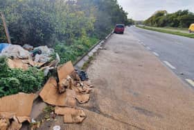 The waste dumped in Buckinghamshire