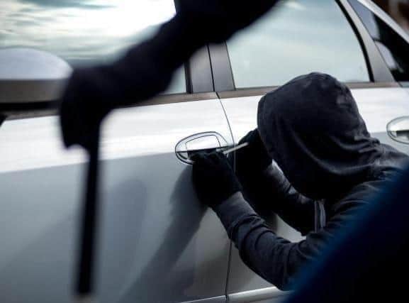 Police issue security advice has been offered following a spate of vehicles