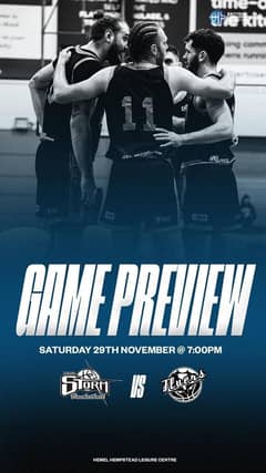Storm at home this Saturday
