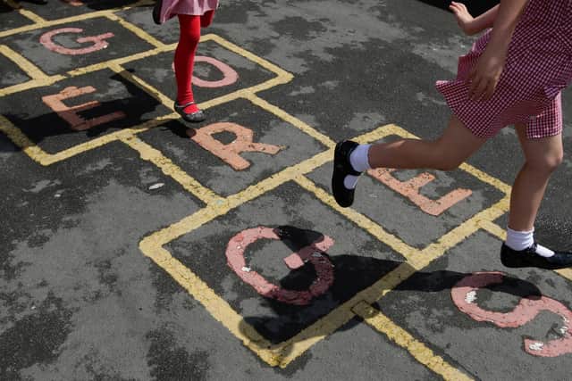 Children at play. Photo: PA/Radar