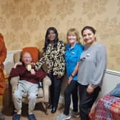 Monks from Local Monastery Bring Comfort and Serenity to St Pauls Care Centre Resident