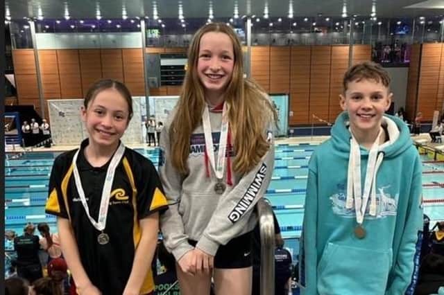Some of Tring's successful swimmers.