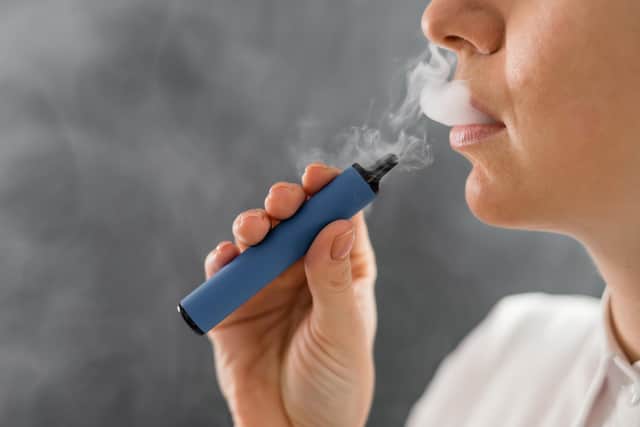 It is illegal to sell disposable vapes in England