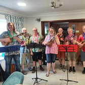 Luton Ukimaniacs performing at a care home. Picture: Dave Mingay