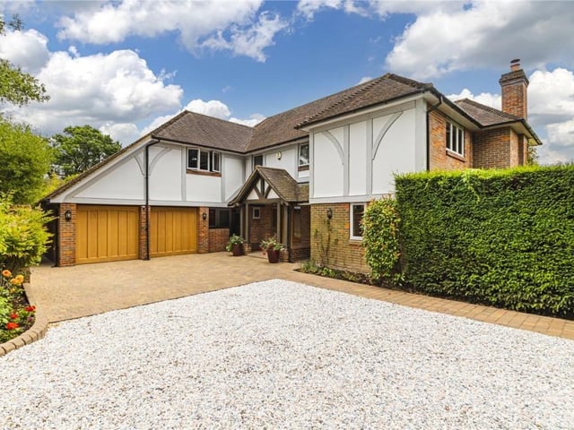 For £2,000,000 this six-bedroom, five-bathroom house in Felden could be yours. On the market with Castles in Kings Langley, this property has three reception rooms, a gated driveway and a paddock.
