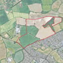 The proposed site for 700 homes in Hemel Hempstead. Credit: Hallam Land/Marrons/Dacorum Borough Council planning portal