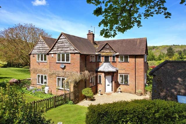 This exceptional family home offers four reception rooms, four bedrooms and four bathrooms. And if that wasn't enough there's a separate annexe, gorgeous gardens and magnificent countryside views