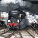 The steam locomotive 34046 Braunton will pass through Tring on Friday.  Photo: David L Quayle