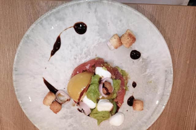 One of the delicious starters at Brasserie 32