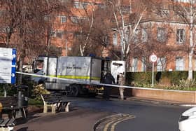 A cordon has been put in place at St James's Hospital and army specialists are in attendance. Photo: National World