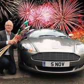 Jon and his prized number plate 5 NOV