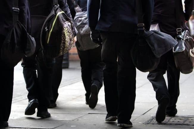 Students find out which secondary school have offered them a place today.