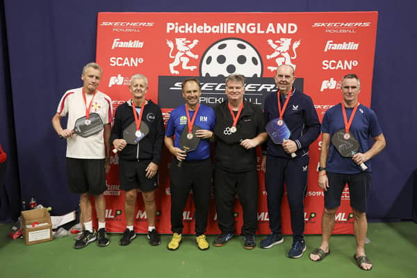 Roy Eastwood (second from right) at The Skechers Pickleball English Nationals.