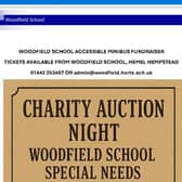 Poster for the auction event