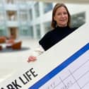 A donation was presented to Susie Norey of the AT Society