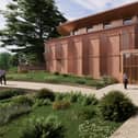 An artist's impression of what the new block of rooms could look like