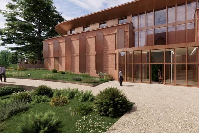 An artist's impression of what the new block of rooms could look like