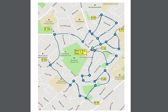 28 November - Route 11: Bennetts End/Hobbs Hill/Barnacres