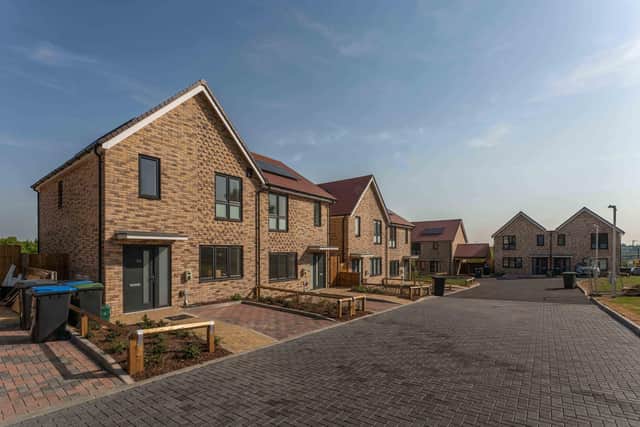 The new council houses in Kings Langley are now open.