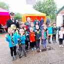 Squirrels, beavers and cubs met Commodore Tim on Sunday.