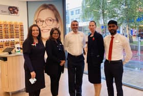 From left: Priti Amrania, Geeta Patel, Ash Patel, Louise England and Anton Rajasooriya