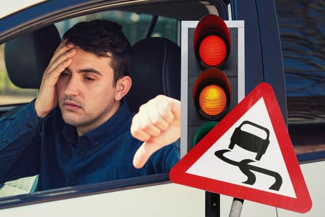 The most common reasons for failing a driving test