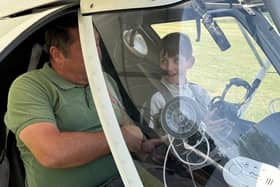 Charlie Meadows, 11, a pupil at Beechwood Park School in Markyate, was able to fly a plane thanks to an experience made possible through the British Young Pilots co-curricular programme