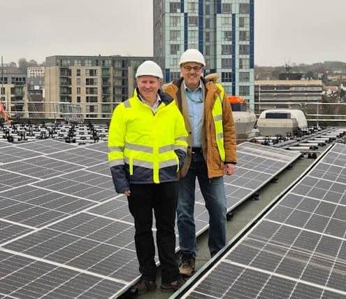 The upgrades include plans to install solar panels