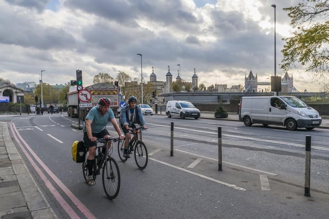 Parking in a cycle lane, or on zig-zags at zebra crossings or outside of a school, isn’t allowed.