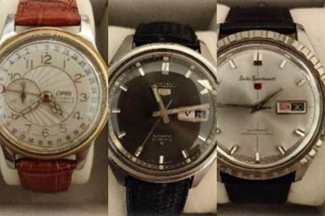Some of the watches that were taken