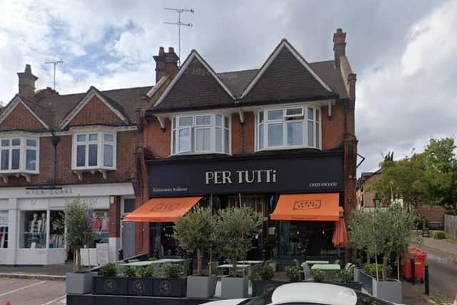 Per Tutti in Watling Street in Radlett.