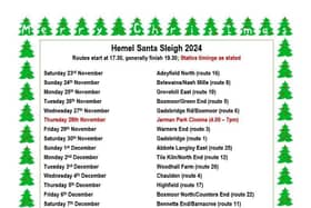See when Santa will be making a stop near you.
