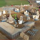 Drone footage of the rumoured film site in Ivinghoe. Image: DJ AUDITS.