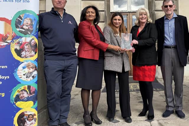 (L-R) John Ambridge, Dipti Amin, Niki Michael, Jackie Sandom, Nick O'Byrne