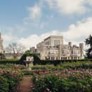 The stunning rose garden at Ashridge House