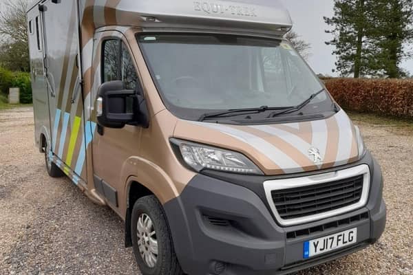 The transporter was stolen overnight