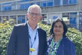 Consultant Cardiologist Dr Philip Moore and Consultant Paediatrician Dr Vasanta Nanduri.