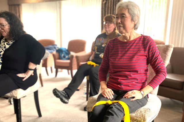 Ling Au, aged 75, has seen a big improvement in her fitness since joining Social Steadies