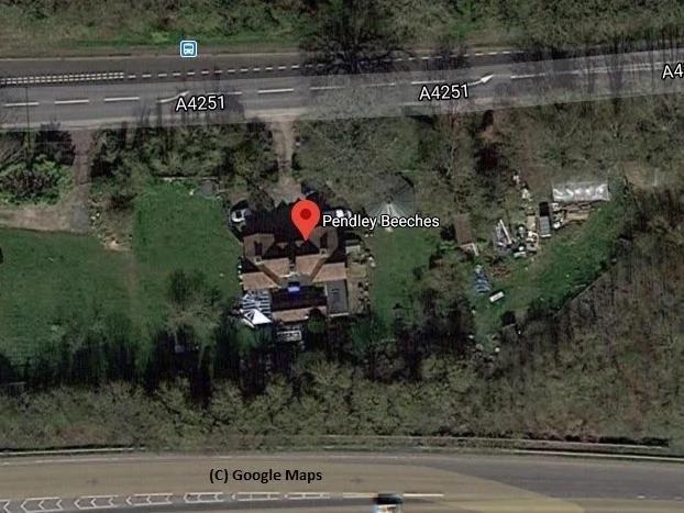 A coach pulled by four headless horses is said to speed to this building on New Year's Eve.