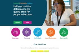 The new Community Action Dacorum Homepage