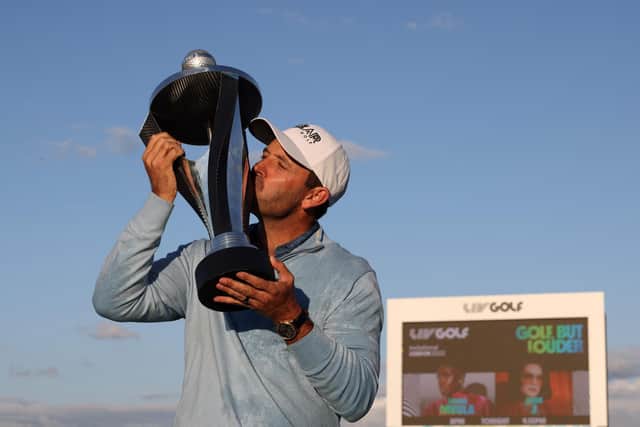 Charl Schwartzel won the first event of the LIV Golf Tournament.