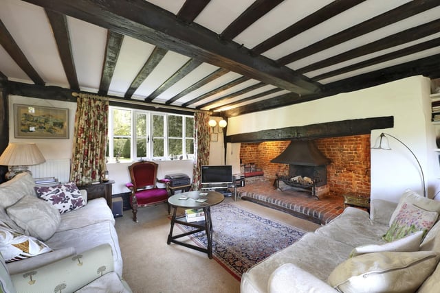 The Pale Farm is a lovely example of an early Tudor timber framed house with many period features including impressive square chimney above the inglenook, oak internal doors and exposed timbers throughout.