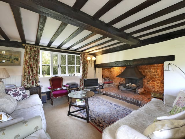 The Pale Farm is a lovely example of an early Tudor timber framed house with many period features including impressive square chimney above the inglenook, oak internal doors and exposed timbers throughout.
