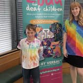 Pictured: Orson with Angela Rayner MP